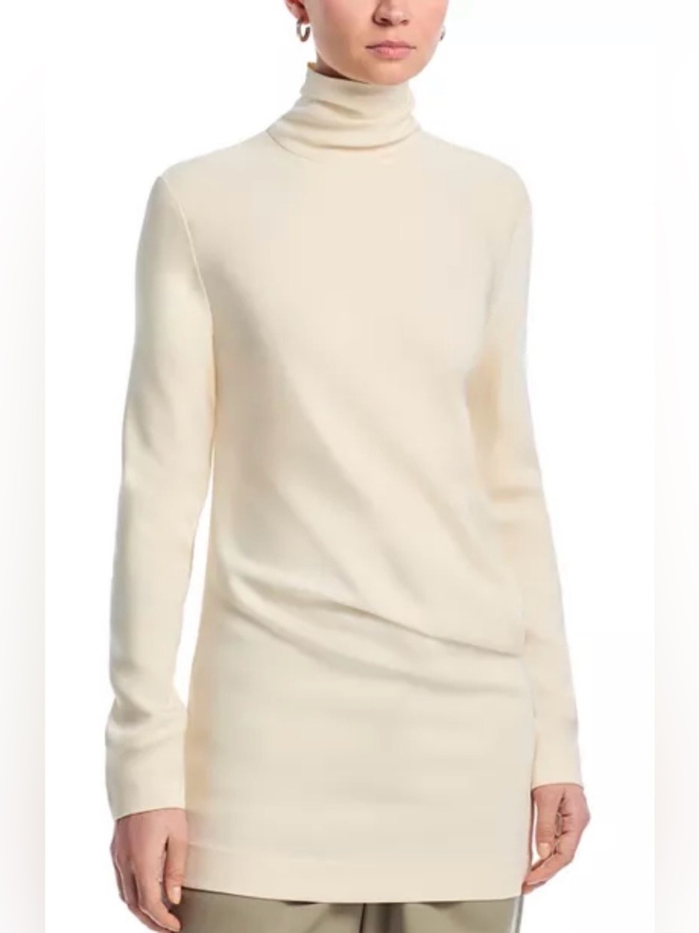 Toteme Cream Turtleneck Sweater